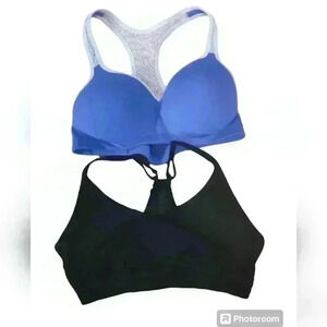 2 Victoria Secret sports bras size Lg